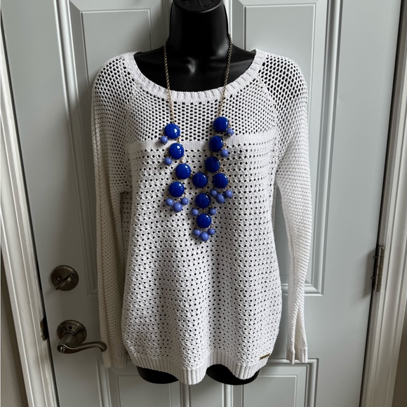 Michael Kors White Knit Sweater - Picture 1 of 6